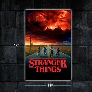 Stranger Things poster - 11x17 wall art print merch gift netflix series movie